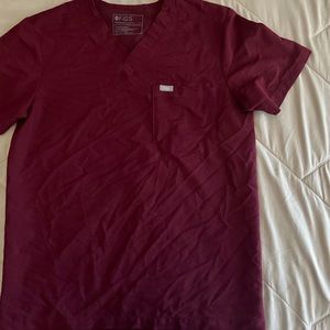 Figs Burgundy Mens Set